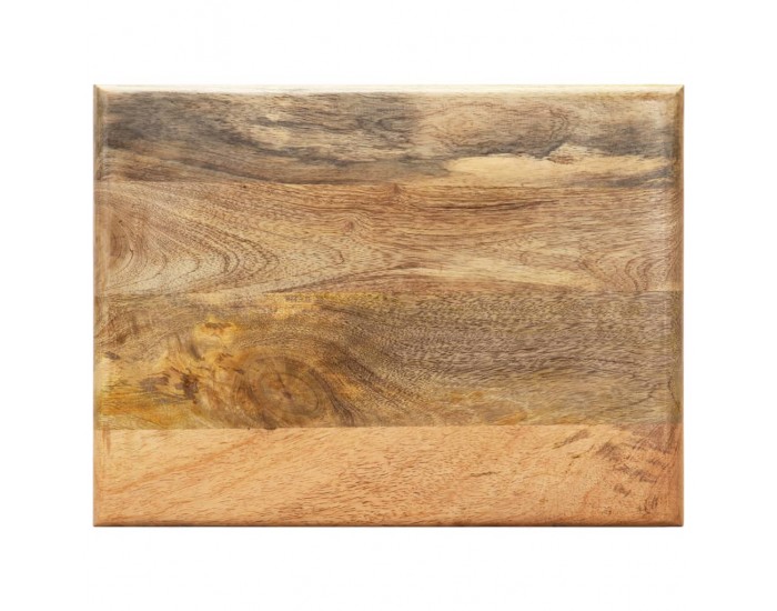 Sonata H Поставка за списания 40x30x50 см мангово дърво масив и стомана