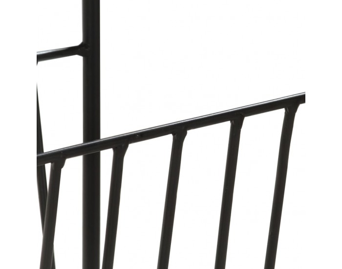 Sonata H Поставка за списания 40x30x50 см мангово дърво масив и стомана