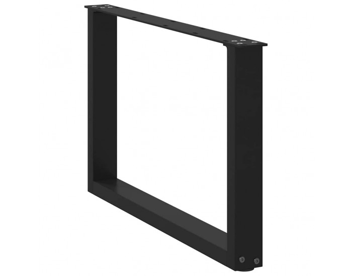 Sonata H Крака за холна маса с U-образна 2 бр черни 60x(42-43)см стомана