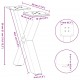 Sonata H Крака за масичка за кафе с форма на X 2 бр. черни 30x(30-31) cm