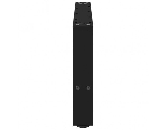 Sonata H Крака за масичка за кафе черни 2 бр. 60x(30-31) см стомана