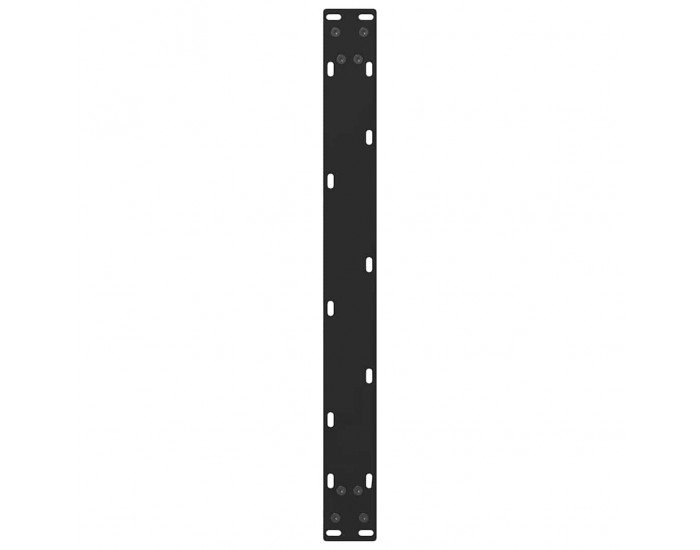 Sonata H Крака за масичка за кафе черни 2 бр. 60x(30-31) см стомана
