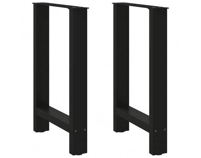 Sonata H Крака за трапезна маса черни 2 бр. 50x(72-73) cm стомана
