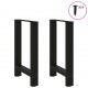 Sonata H Крака за трапезна маса черни 2 бр. 50x(72-73) cm стомана