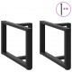 Sonata H Крака за холна маса T-образна 2бр черни 60x25x(42-43)см стомана