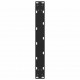 Sonata H Крака за масичка за кафе черни 2 бр. 60x(42-43) cm стомана