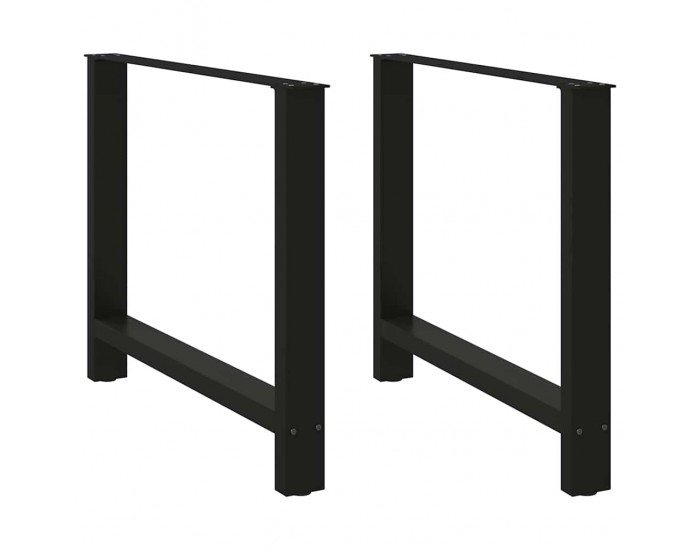 Sonata H Крака за трапезна маса черни 2 бр. 100x(72-73) cm стомана