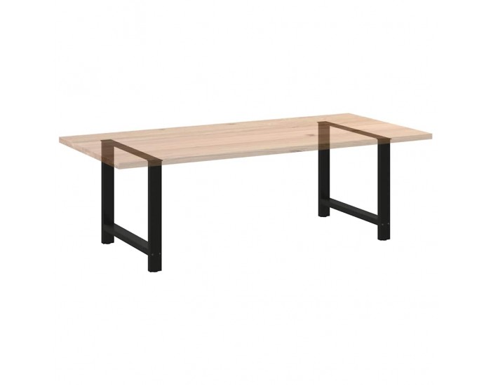 Sonata H Крака за трапезна маса черни 2 бр. 100x(72-73) cm стомана