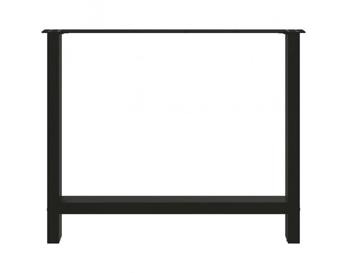 Sonata H Крака за трапезна маса черни 2 бр. 100x(72-73) cm стомана