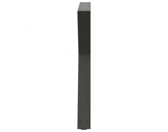 Sonata H Крака за маса за хранене 2 бр. антрацит 70x(72-73,3) cm стомана
