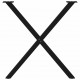 Sonata H Крака за трапезна маса с X-образна 2 бр 80x(72-73) см стомана