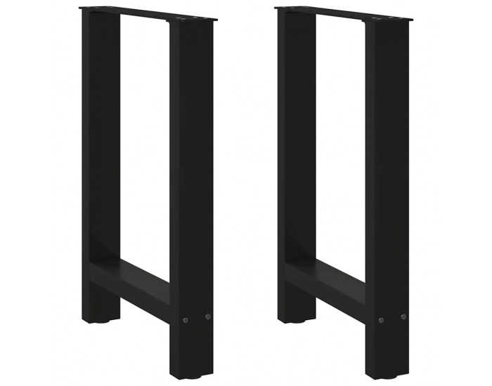 Sonata H Крака за трапезна маса черни 2 бр. 60x(72-73) cm стомана