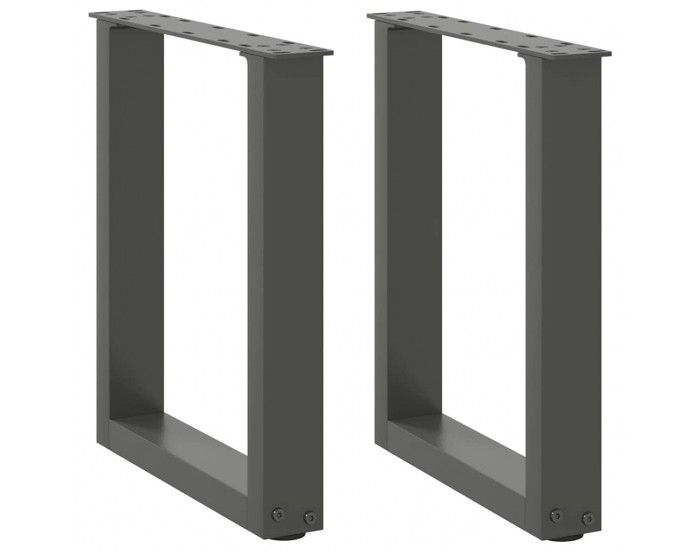 Sonata H Крака за холна маса U-образна 2бр антрацит 28x(42-43)см стомана