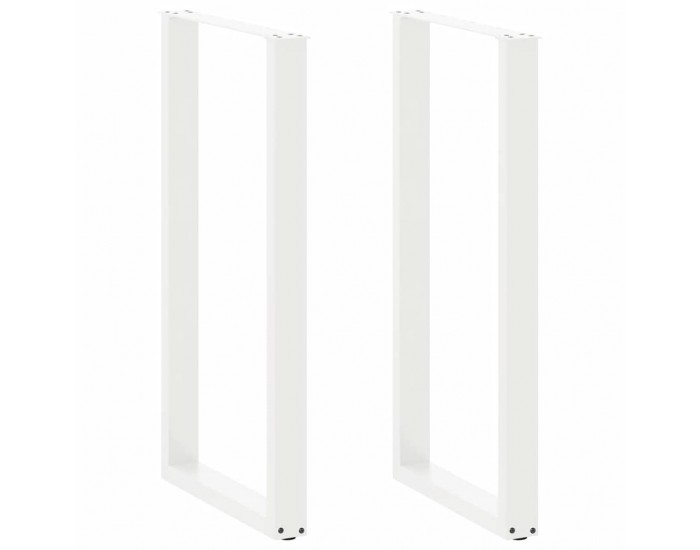 Sonata H Крака за холна маса U-образна 2 бр бели 60x(110-111)см стомана