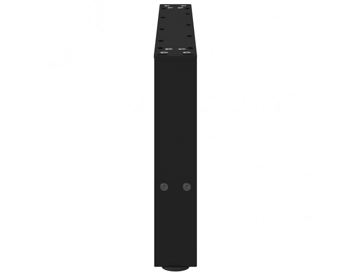 Sonata H Крака за масичка за кафе черни 2 бр. 70x(30-31) см стомана