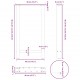 Sonata H Крака за бар маса черни 2 бр. 40x(90-91) cm стомана