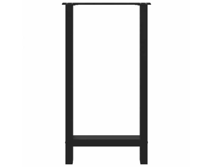 Sonata H Крака за бар маса черни 2 бр. 40x(90-91) cm стомана