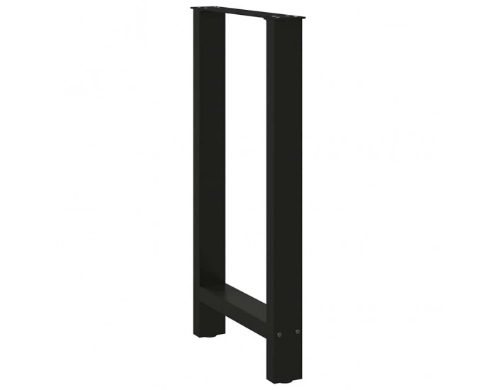 Sonata H Крака за бар маса черни 2 бр. 40x(90-91) cm стомана