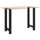 Sonata H Крака за бар маса черни 2 бр. 40x(90-91) cm стомана
