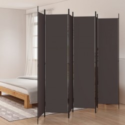 Sonata H Параван за стая, 6 панела, кафяв, 300x220 см, плат - Electrocasnice și accesorii pentru living