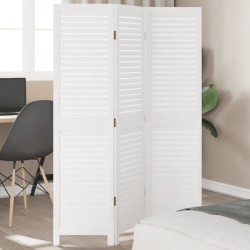 Sonata H Разделител за стая, 3 панела, бял, дърво пауловния масив - Electrocasnice și accesorii pentru living