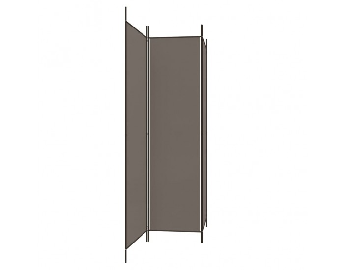 Sonata H Параван за стая, 3 панела, антрацит, 150x220 cм, текстил