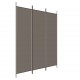 Sonata H Параван за стая, 3 панела, антрацит, 150x220 cм, текстил