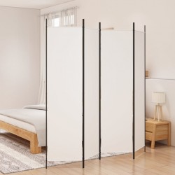 Sonata H Параван за стая, 4 панела, бял, 200x200 см, текстил - Electrocasnice și accesorii pentru living