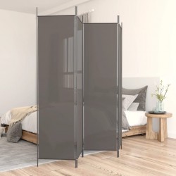Sonata H Параван за стая, 4 панела, антрацит, 200x220 cм, текстил - Electrocasnice și accesorii pentru living