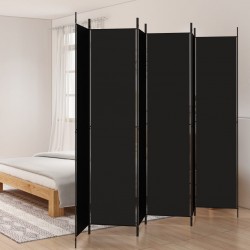 Sonata H Параван за стая, 6 панела, черен, 300x220 cм, плат - Electrocasnice și accesorii pentru living