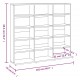 Sonata H Етажерка за дискове опушен дъб 102x23x89,5 см инженерно дърво