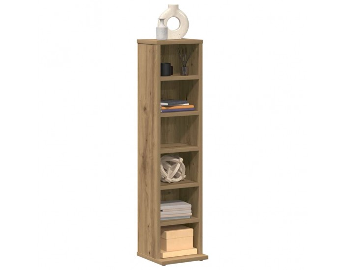 Sonata H Шкаф за CD Artisan Oak 21x20x88 cm Инженерна дървесина
