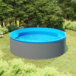Sonata H Басейн с линер, 350x90 см, сив - Piscine și spa