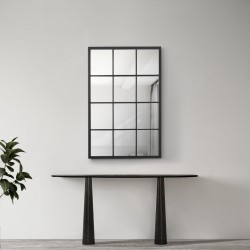 Стенно огледало Cupello 90x60 см черно, мат [] - Oglinzi