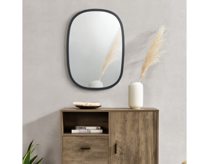 Стенно огледало Copertino 70x50 см черно, мат []