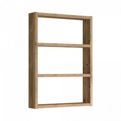 Lappajärvi кухненски рафт с 3 рафта 60 x 43 x 9 cm рустик дъб [] - Sonata G