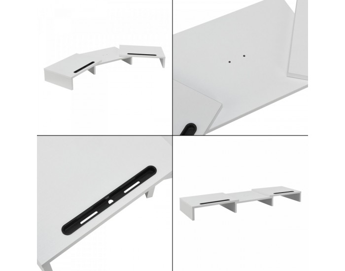 Стойка за монитор Vilppula 79x27x10.5cm бяла []