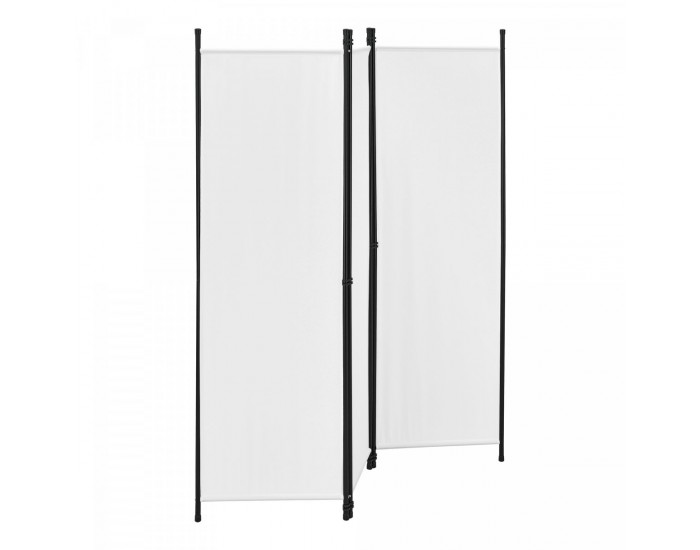 Разделител Huesca 3 части 150x171 см бял