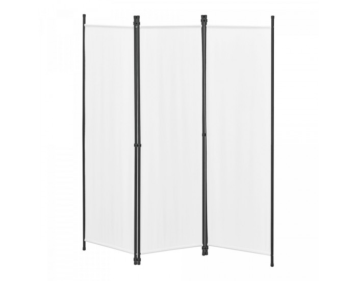 Разделител Huesca 3 части 150x171 см бял