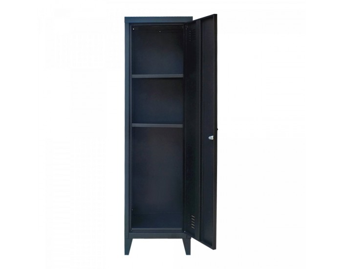 Единично шкафче Kurikka 137x38x38 см черно []