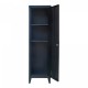 Единично шкафче Kurikka 137x38x38 см черно []