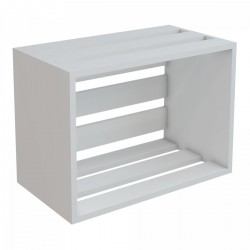 Помощна маса Rønde 43x64x33 cm бяла [] - Măsuțe de living