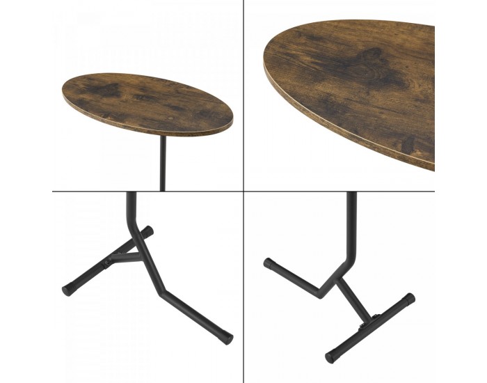 Помощна маса Karlebo 55x60x30cm тъмен дървесен тон []