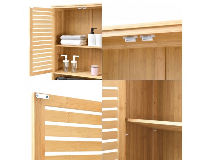 Тоалетна кутия Geta 170 x 66 x 23 см бамбук []