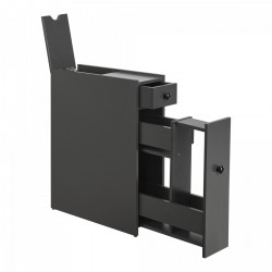 Шкаф за баня Kihniö 58x16x48см тъмносив [] - Baie