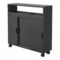 Шкаф за баня Lumijoki 71x70x20см тъмносив [] - Baie