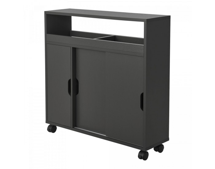 Шкаф за баня Lumijoki 71x70x20см тъмносив []