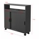 Шкаф за баня Lumijoki 71x70x20см тъмносив []