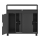 Шкаф за баня Lumijoki 71x70x20см тъмносив []