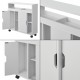 Шкаф за баня Lumijoki 71x70x20см бял []